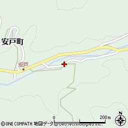 愛知県岡崎市安戸町日影周辺の地図