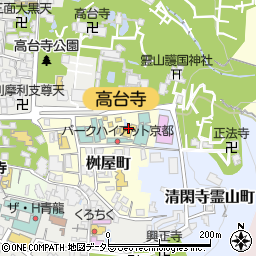 山荘京大和周辺の地図
