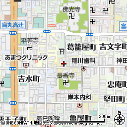京都府京都市下京区本燈籠町13周辺の地図