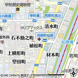コインパーク京都松川町駐車場周辺の地図