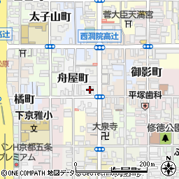 京都府京都市下京区天神前町348周辺の地図