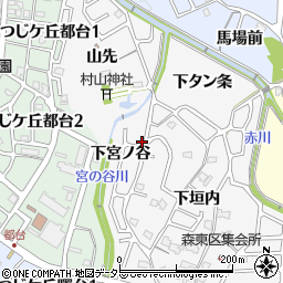 京都府亀岡市篠町森下宮ノ谷5周辺の地図