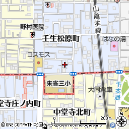 京都府京都市中京区壬生松原町39-13周辺の地図