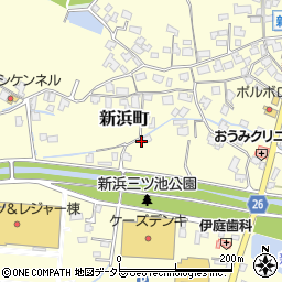 滋賀県草津市新浜町123周辺の地図