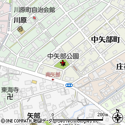 静岡県静岡市清水区中矢部町20周辺の地図