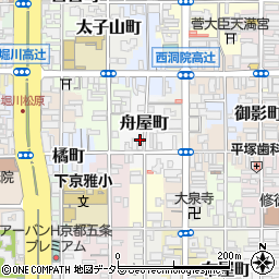 京都府京都市下京区天神前町334周辺の地図