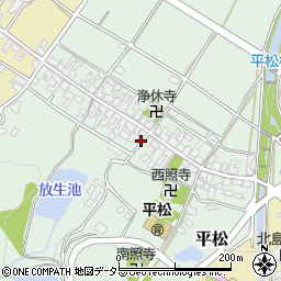 滋賀県湖南市平松周辺の地図