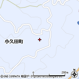 愛知県岡崎市小久田町小節堂周辺の地図