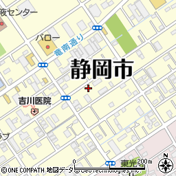 松楽 静岡市葵区周辺の地図