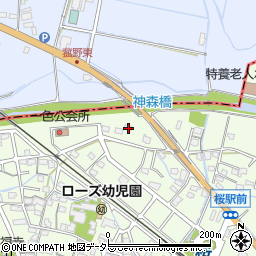 三重県四日市市桜町8682周辺の地図