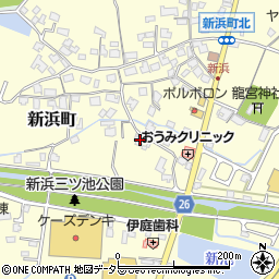 滋賀県草津市新浜町93周辺の地図