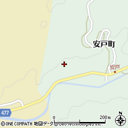 愛知県岡崎市安戸町日向87周辺の地図