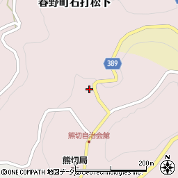 静岡県浜松市天竜区春野町石打松下220周辺の地図