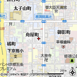 京都府京都市下京区天神前町347周辺の地図