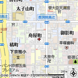 京都府京都市下京区天神前町344周辺の地図