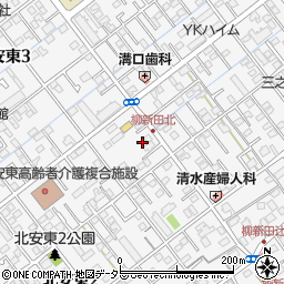 静岡県静岡市葵区北安東周辺の地図