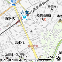 愛知県知多市八幡東水代17周辺の地図