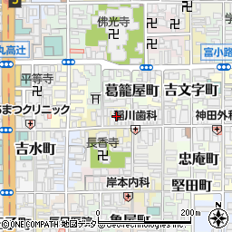京都府京都市下京区本燈籠町22周辺の地図