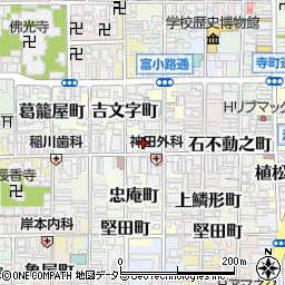 京都府京都市下京区松原中之町474周辺の地図