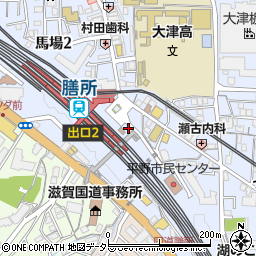 滋賀県大津市馬場2丁目11周辺の地図