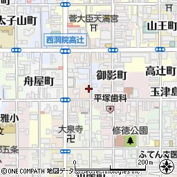京都府京都市下京区藪下町18周辺の地図