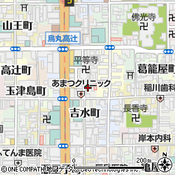 京都府京都市下京区因幡堂町696周辺の地図