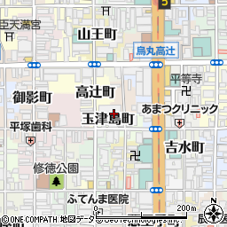 京都府京都市下京区玉津島町298周辺の地図