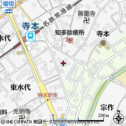 愛知県知多市八幡東水代11周辺の地図