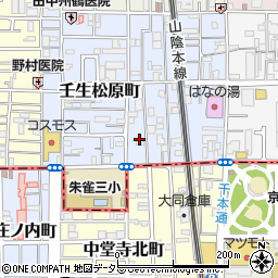 京都府京都市中京区壬生松原町32-20周辺の地図