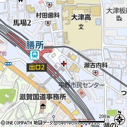 滋賀県大津市馬場2丁目11-5周辺の地図