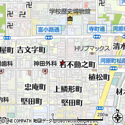 京都府京都市下京区松原中之町497-1周辺の地図