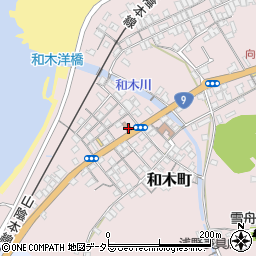 江津和木簡易郵便局周辺の地図