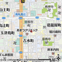 京都府京都市下京区因幡堂町698周辺の地図