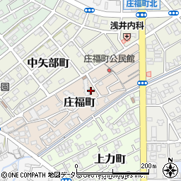 静岡県静岡市清水区庄福町周辺の地図