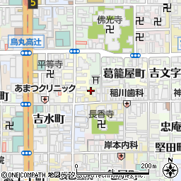京都府京都市下京区本燈籠町7周辺の地図