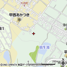 滋賀県湖南市平松596周辺の地図
