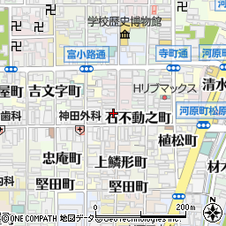 京都府京都市下京区松原中之町498周辺の地図