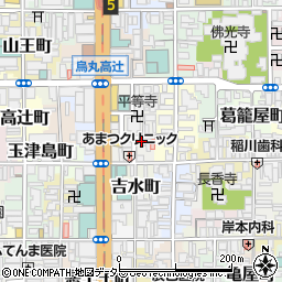 京都府京都市下京区因幡堂町697周辺の地図