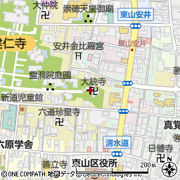 大統寺周辺の地図