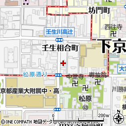 スカイノブレ京都四条大宮管理事務所周辺の地図