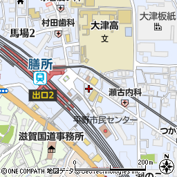 滋賀県大津市馬場2丁目11-15周辺の地図