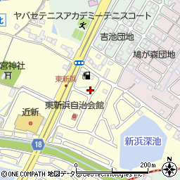 滋賀県草津市新浜町20周辺の地図