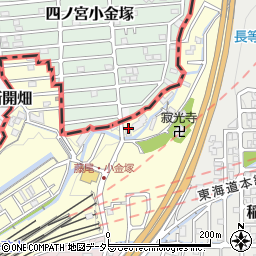 滋賀県大津市藤尾奥町14-25周辺の地図