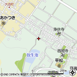 滋賀県湖南市平松487-3周辺の地図