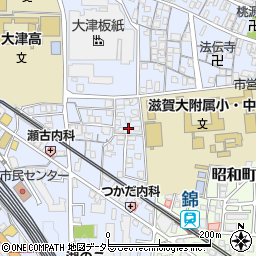 滋賀県大津市馬場3丁目7-2周辺の地図