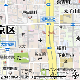 京都府京都市下京区吉文字町469周辺の地図