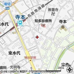 愛知県知多市八幡東水代12周辺の地図