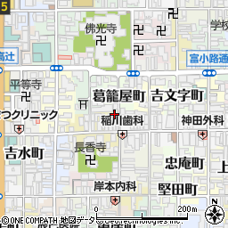 京都府京都市下京区本燈籠町27周辺の地図