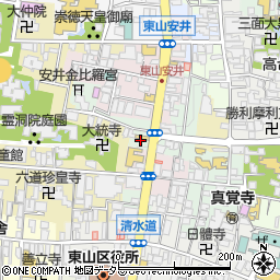 京都府京都市東山区下弁天町53周辺の地図