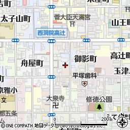 京都府京都市下京区藪下町756周辺の地図